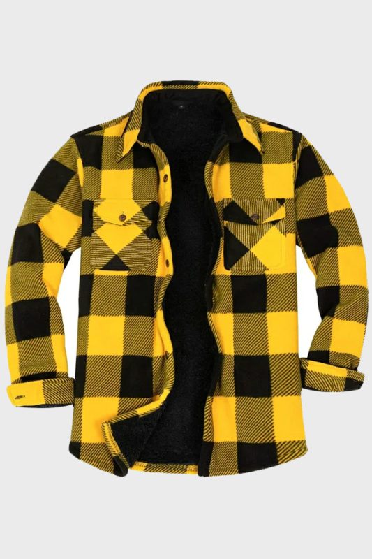 black-and-yellow-flannel-jacket